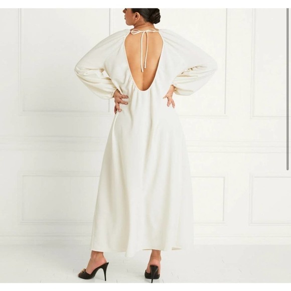 Hill House The Simone Dress in Coconut Milk Crepe - Picture 1 of 9